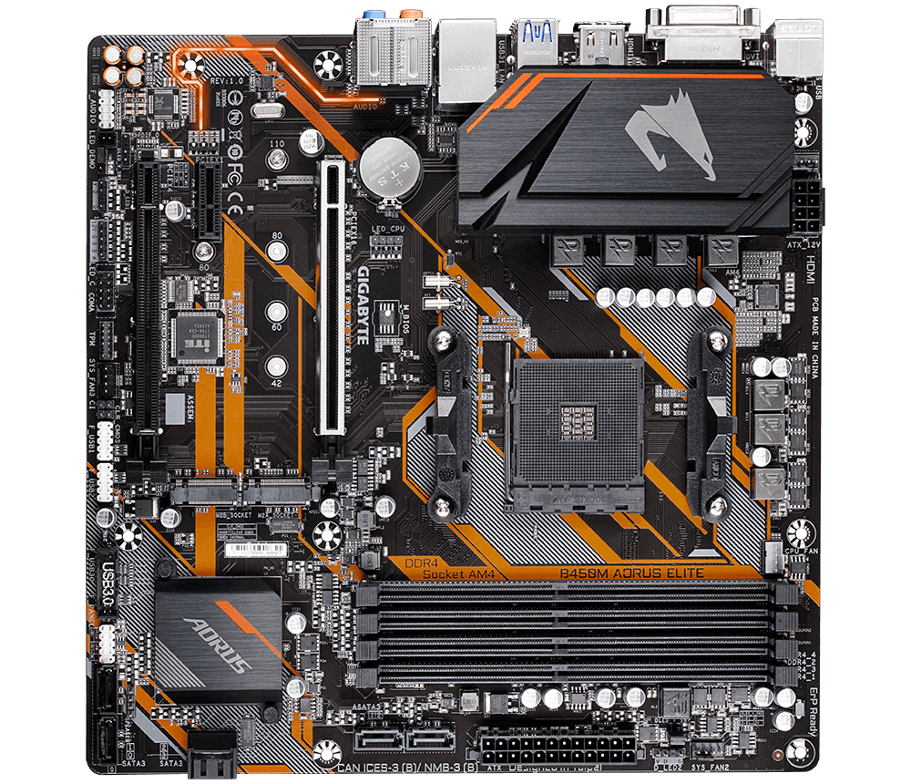 Схема b450 aorus elite