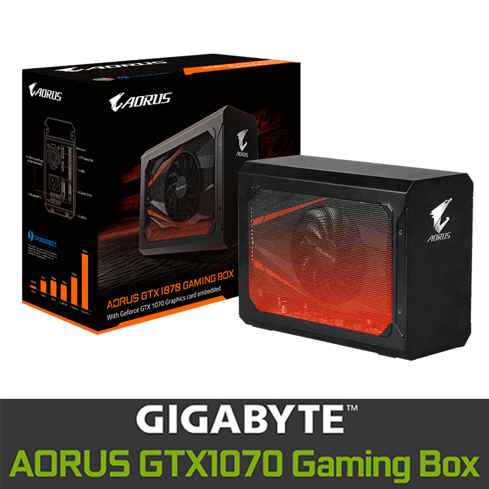 GIGABYTE AORUS GTX1070 게이밍박스 출시!